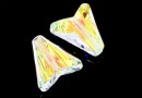 Swarovski, margele Arrow, aurore boreale, 12mm - x2