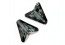 Swarovski, margele Arrow, silver night, 12mm - x2