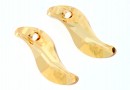 Swarovski, pandantiv Wave, golden shadow, 19mm - x1