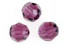 Swarovski, margele, rotund fatetat, amethyst, 8mm - x2