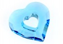 Swarovski, pandantiv Miss U Heart, aquamarine, 14mm - x1