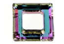 Swarovski, pandantiv square ring, vitrail light, 14mm - x1