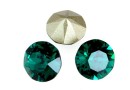 Swarovski, chaton PP10, emerald, 1.6mm - x20