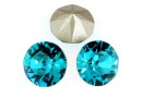 Swarovski, chaton SS45, blue zircon, 10mm - x2