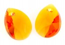 Swarovski, pandantiv picatura, tangerine, 12mm - x2