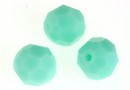 Swarovski, margele, rotund fatetat, mint alabaster, 8mm - x2