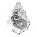 Swarovski, baroque pendant, Paisley Print, 38mm - x1