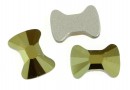 Swarovski, cabochon fundita papion, iridescent green, 9mm - x1