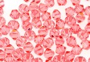 Swarovski, bicone bead, rose peach, 6mm - x10