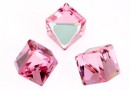 Swarovski, cabochon cub, light rose, 4mm - x1