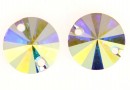 Swarovski, link, aurore boreale frosted, 10mm - x2