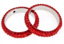 Swarovski, pavé ring, indian siam, 18.5mm - x1