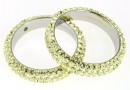 Swarovski, pave ring, jonquil, 18.5mm - x1