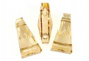 Swarovski, margele keystone, golden shadow, 13x7mm - x1