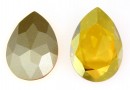 Swarovski, rivoli cabochon, metallic sunshine, 30x20mm - x1