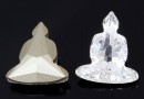 Swarovski, fancy Buddha, crystal, 18mm - x1