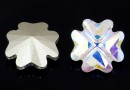 Swarovski, fancy trifoi, aurore boreale, 14mm - x1