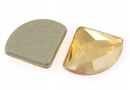 Swarovski, cabochon evantai, golden shadow, 10mm - x1