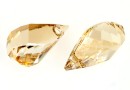 Swarovski, pandantiv helix, golden shadow, 30mm - x1