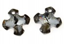 Swarovski, pandantiv greek cross, silver night, 14mm - x1