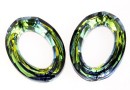 Swarovski, cosmic oval fancy, sahara, 22x16mm - x1