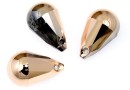 Swarovski, pandantiv cabochette, rose gold, 27mm - x1