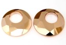 Swarovski, Victory pendant,  rose gold 2x, 28mm - x1