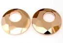 Swarovski, pandantiv Victory,  rose gold 2x, 28mm - x1