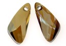 Swarovski, pandantiv aripa, bronze shade, 23mm - x1