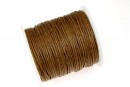 Bobina snur ata cerata, maro topaz, 1mm - 82m