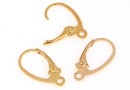 Tortite cercei argint 925 placat cu aur roz, sistem click, 18mm- x1per
