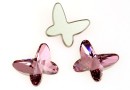 Swarovski, cabochon fluture, antique pink, 18mm - x1