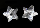 Swarovski, margele stea, crystal, 8mm - x2