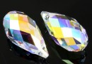 Swarovski, pandantiv brioleta, aurore boreale, 17mm - x1