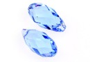 Swarovski, pandantiv brioleta, light sapphire, 13mm - x1