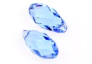 Swarovski, pandantiv brioleta, light sapphire, 13mm - x1