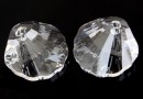 Swarovski, pandantiv scoica, crystal, 16mm - x1