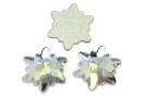 Swarovski, cabochon edelweiss, blue shade, 10mm - x1