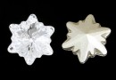 Swarovski, fancy edelweiss, crystal, 14mm - x1