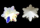 Swarovski, fancy edelweiss, aurore boreale, 14mm - x1