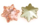 Swarovski, fancy edelweiss, vintage rose, 14mm - x1