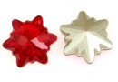 Swarovski, fancy edelweiss, light siam, 14mm - x1