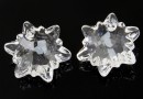 Swarovski, pandantiv edelweiss, crystal, 18mm - x1