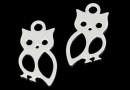 Pandantiv bufnita argint 925, 18x10mm  - x1