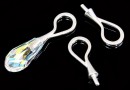 Pendant bail, 925 silver, 16.5x6.5mm - x2