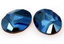 Swarovski, pandantiv kaputt oval, metallic blue, 26mm - x1