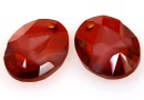 Swarovski, pandantiv kaputt oval, red magma, 26mm - x1