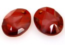 Swarovski, pandantiv kaputt oval, red magma, 26mm - x1