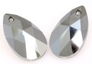 Swarovski, pandantiv picatura, light chrome, 16mm - x1