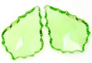 Swarovski, pandantiv flat baroque, light peridot, 50mm - x1